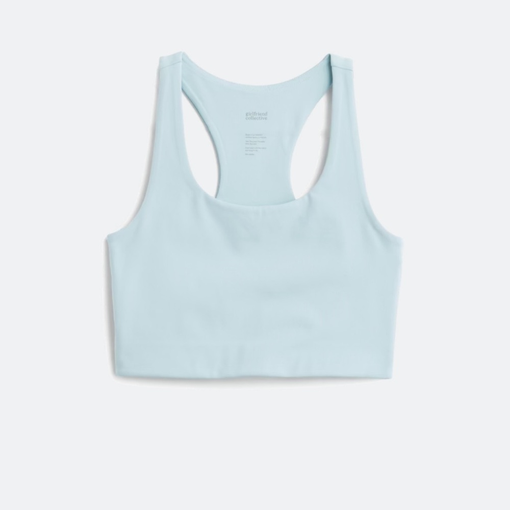 Girlfriend Collective Paloma performance Sky Blue Sports Bra